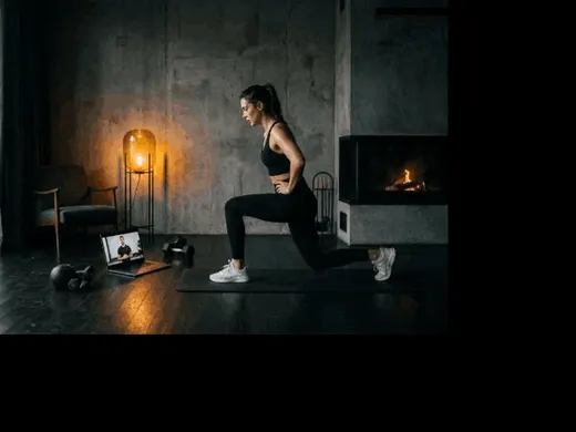Online personal training at home
